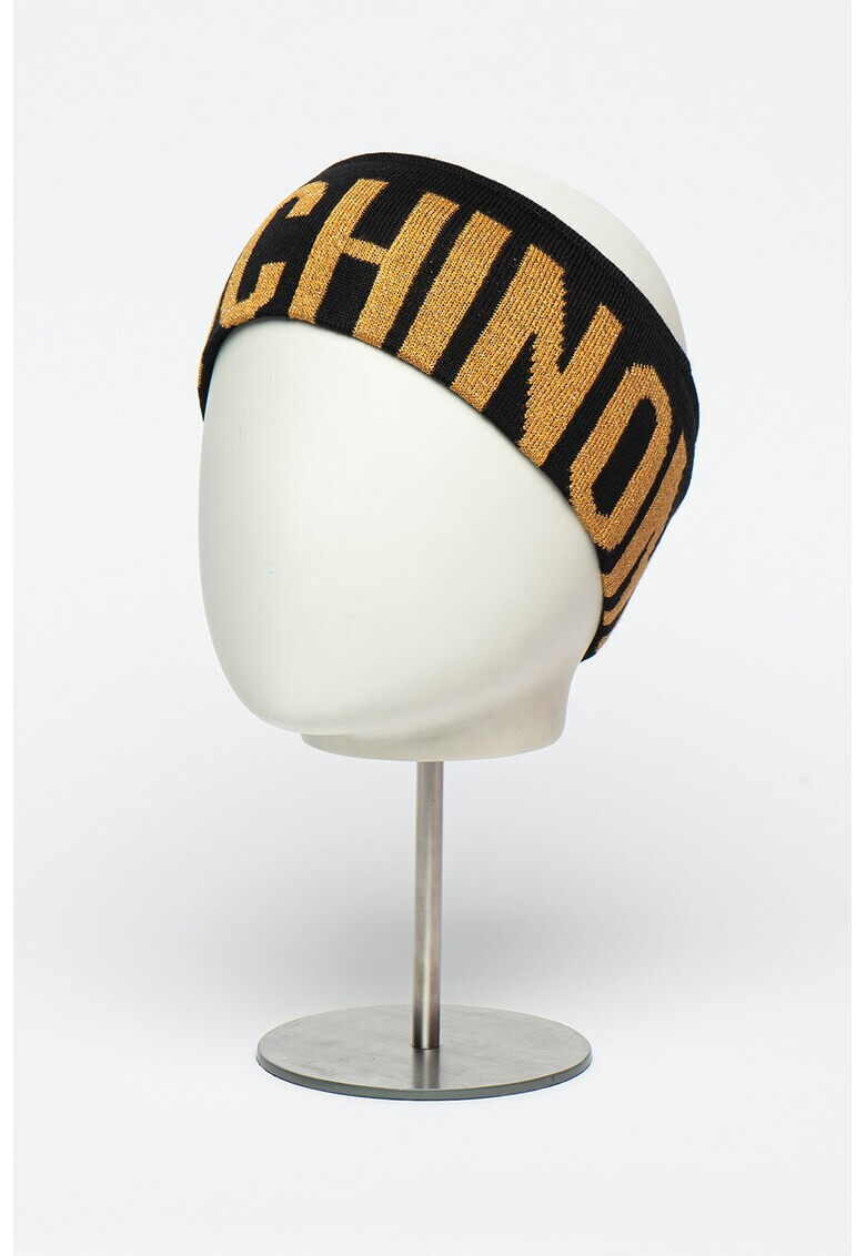 Moschino Bentita din tricot fin cu logo - Pled.ro