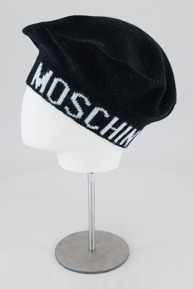 Moschino Bereta din amestec de lana cu logo - Pled.ro