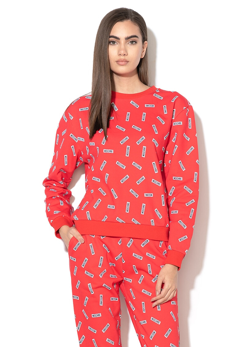 Moschino Bluza sport de casa cu captuseala de fleece - Pled.ro