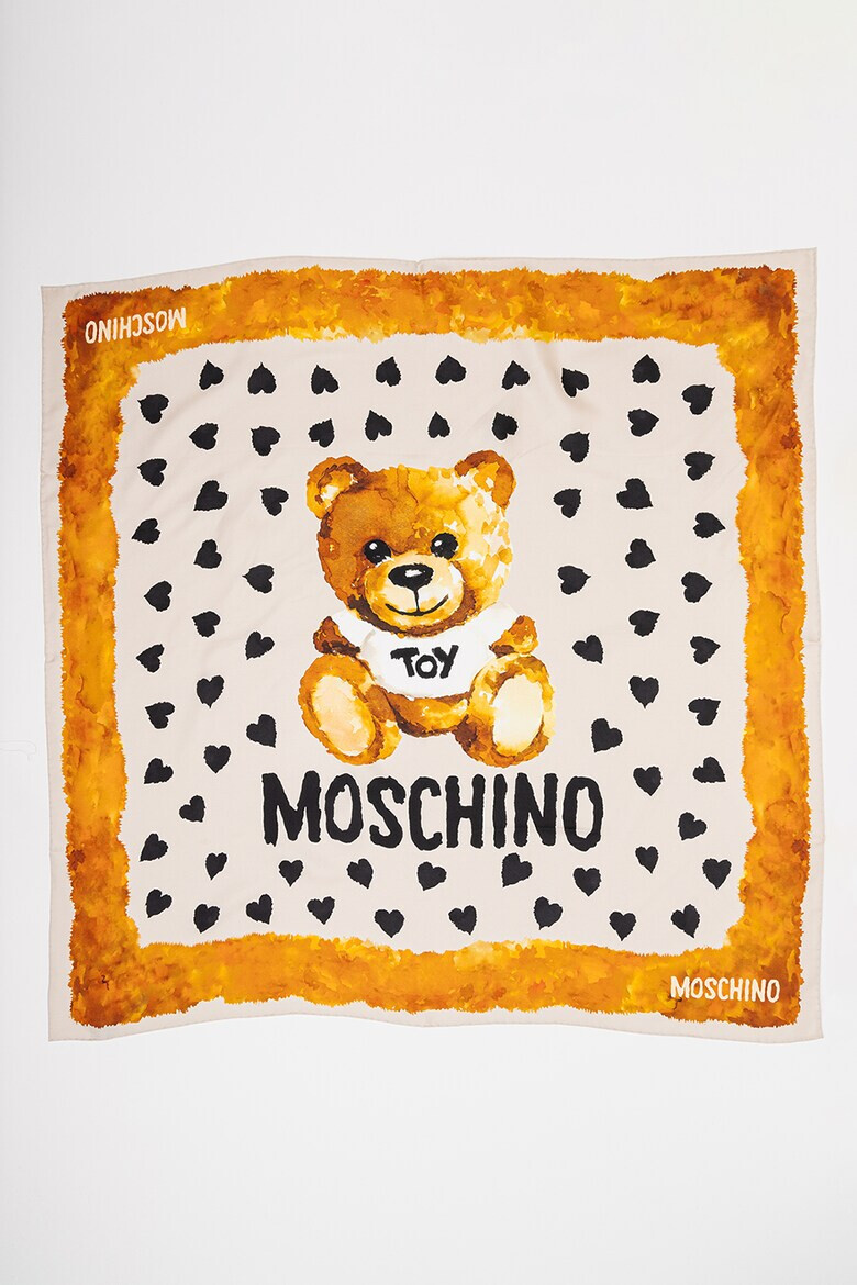 Moschino Esarfa de matase cu imprimeu - Pled.ro