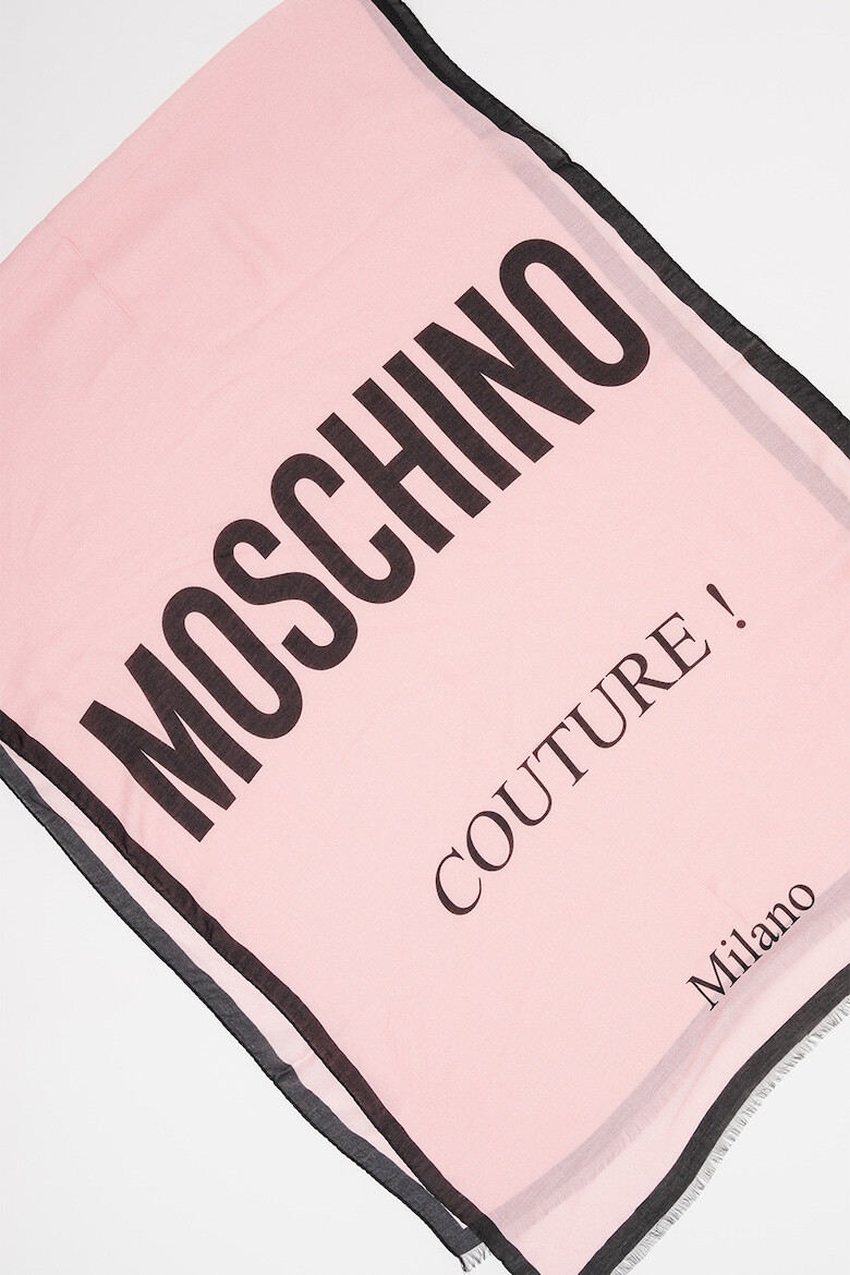 Moschino Esarfa din amestec de modal cu logo - Pled.ro