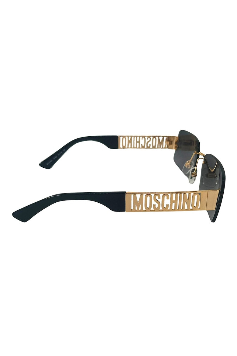 Moschino Love Ochelari de soare dreptunghiulari cu logo - Pled.ro