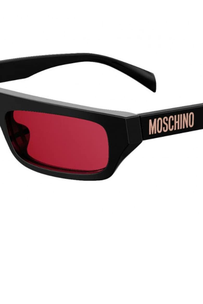 Moschino Ochelari de soare dreptunghiulari cu lentile uni - Pled.ro