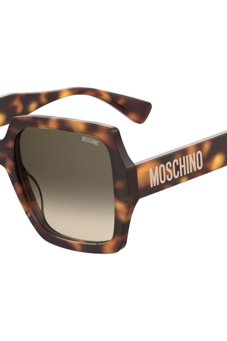 Moschino Ochelari de soare supradimensionati cu rama cu model - Pled.ro