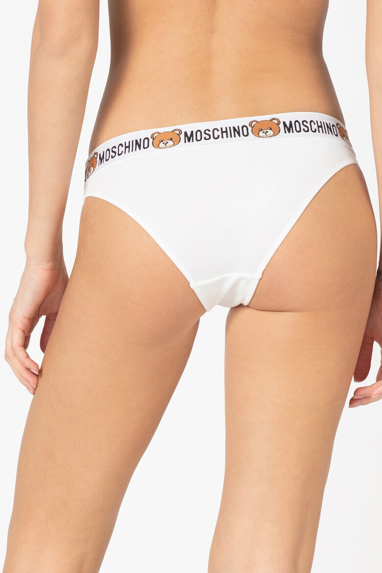 Moschino Set de chiloti cu banda elastica cu logo in talie - 2 perechi - Pled.ro