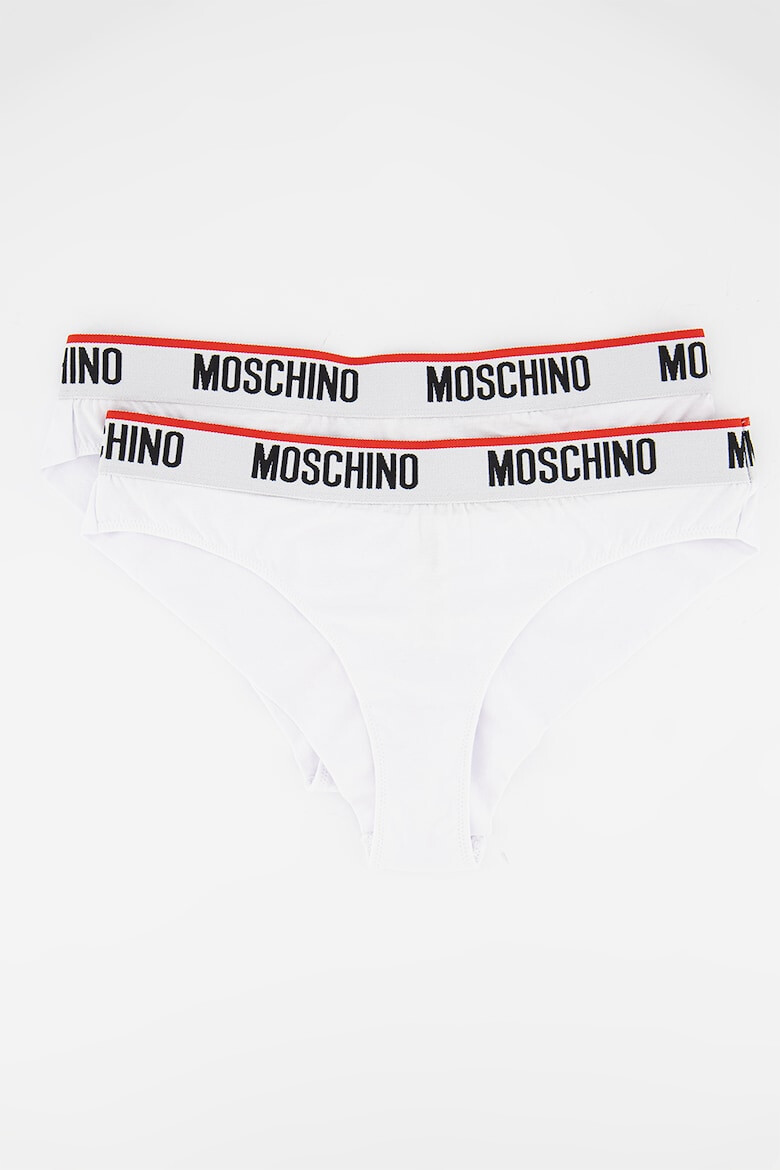 Moschino Set de chiloti cu banda logo in talie - 2 perechi - Pled.ro