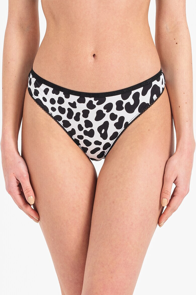 Moschino Set de chiloti tanga cu imprimeu - 3 perechi - Pled.ro