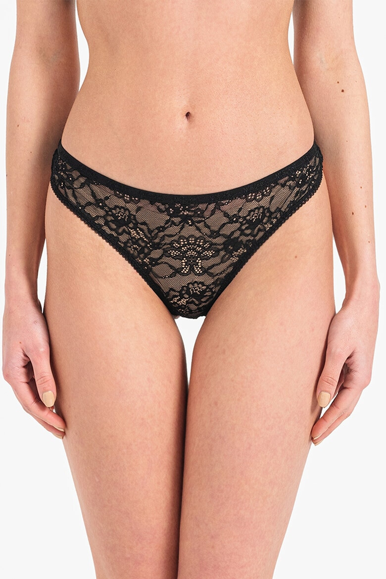 Moschino Set de chiloti tanga cu imprimeu - 3 perechi - Pled.ro