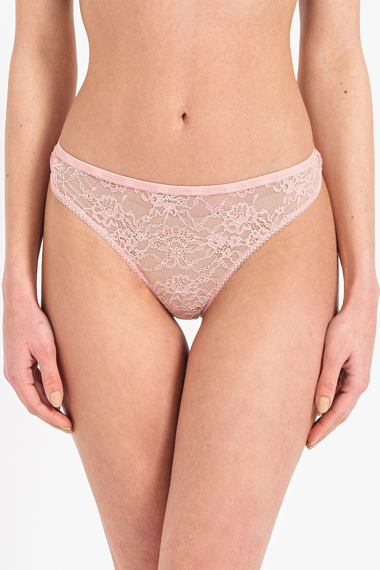 Moschino Set de chiloti tanga cu imprimeu - 3 perechi - Pled.ro