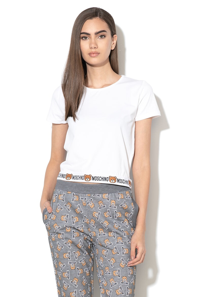 Moschino Tricou de casa cu banda logo - Pled.ro