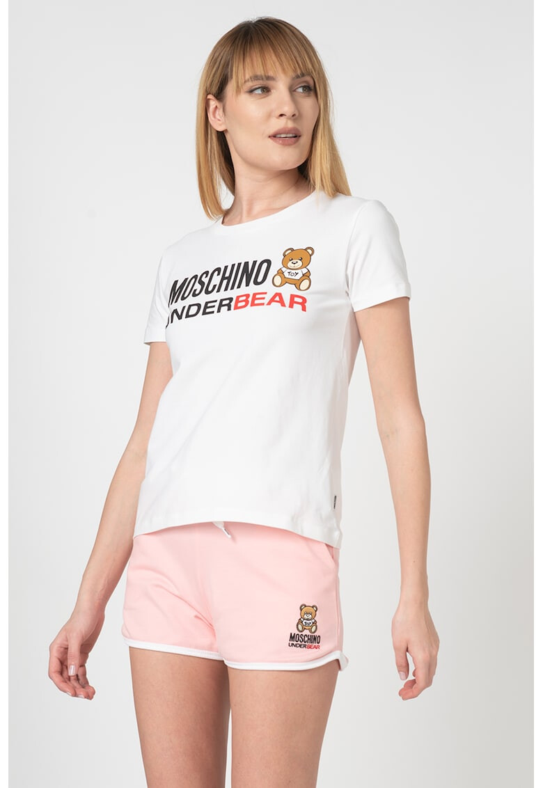 Moschino Tricou de casa cu imprimeu logo - Pled.ro