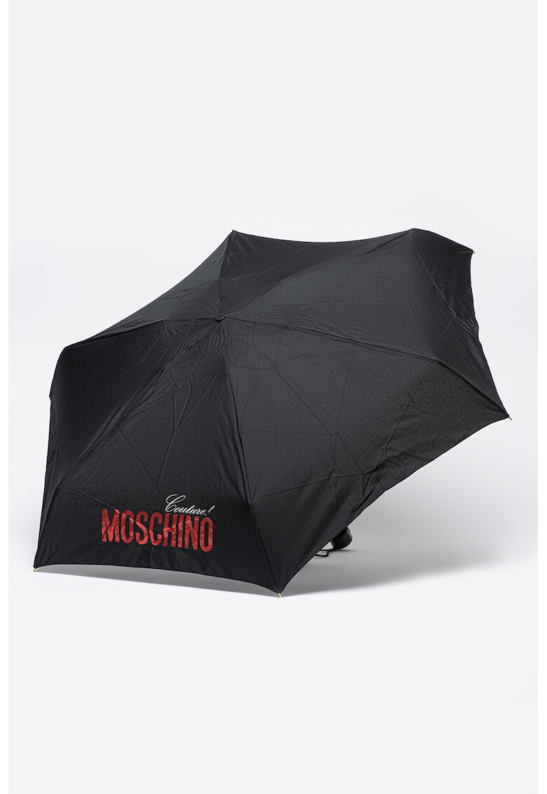 Moschino Umbrela cu imprimeu logo stralucitor - Pled.ro