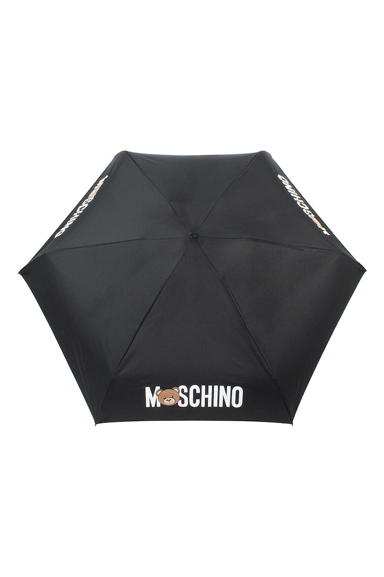 Moschino Umbrela pliabila cu imprimeu logo - Pled.ro