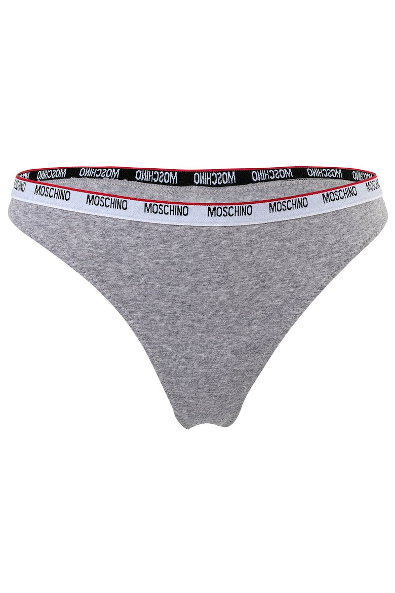 MOSCHINO Underwear Chiloti tanga cu banda logo in talie - Pled.ro