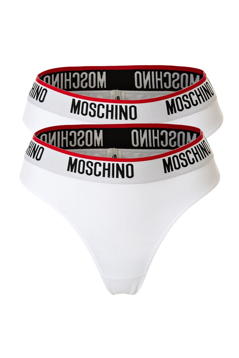 MOSCHINO Underwear Set de chiloti brazilieni din amestec de bumbac - 2 perechi - Pled.ro