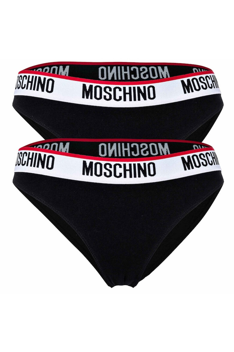 MOSCHINO Underwear Set de chiloti brazilieni din amestec de bumbac - 2 perechi - Pled.ro