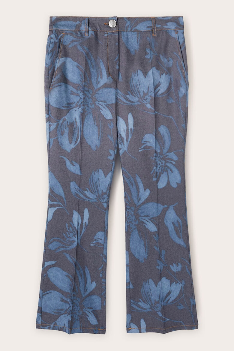 Motivi Pantaloni crop cu model floral - Pled.ro