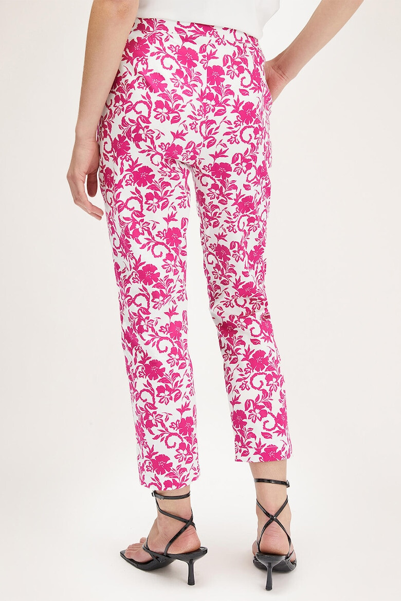 Motivi Pantaloni crop cu model floral - Pled.ro