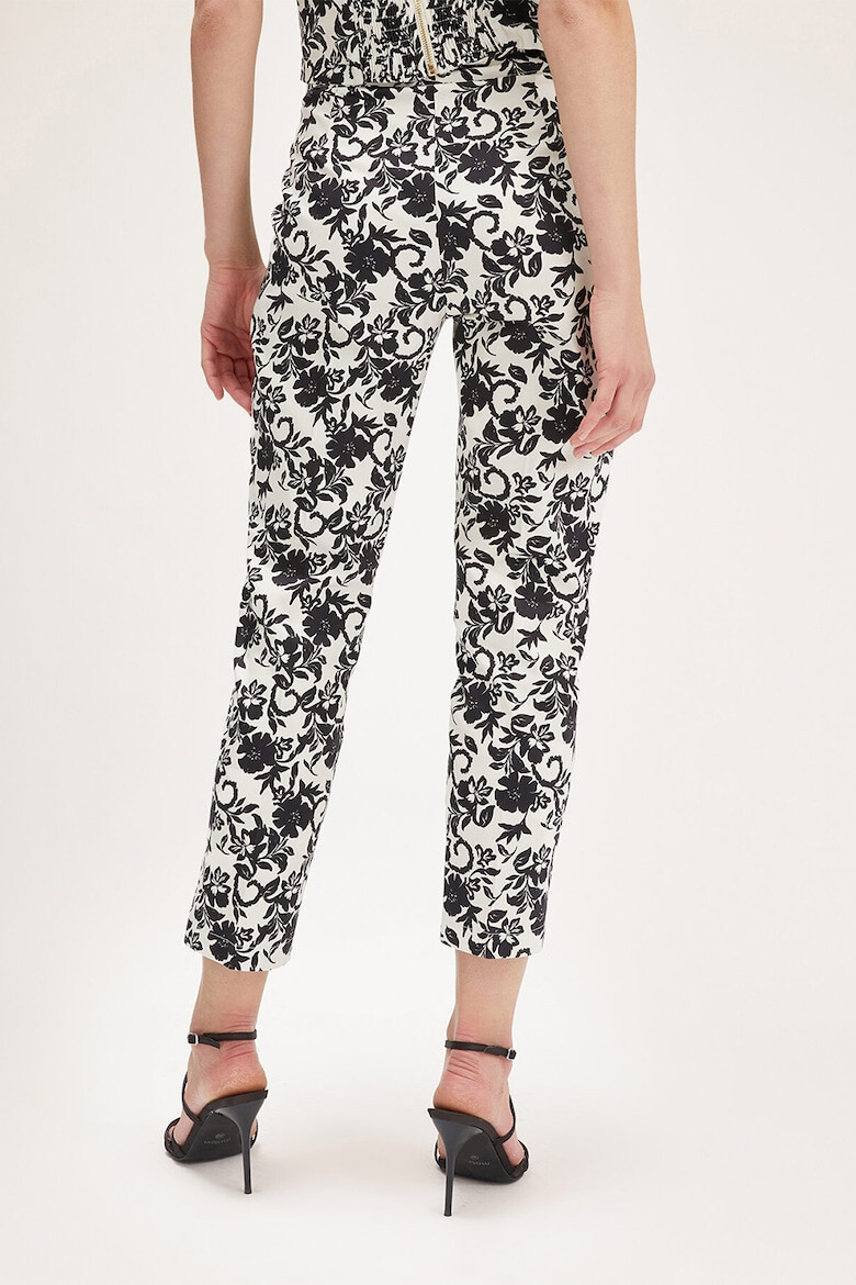 Motivi Pantaloni crop cu model floral - Pled.ro