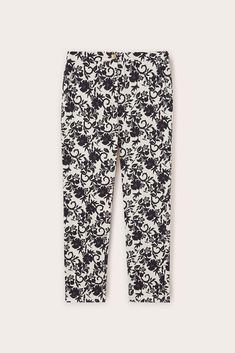 Motivi Pantaloni crop cu model floral - Pled.ro