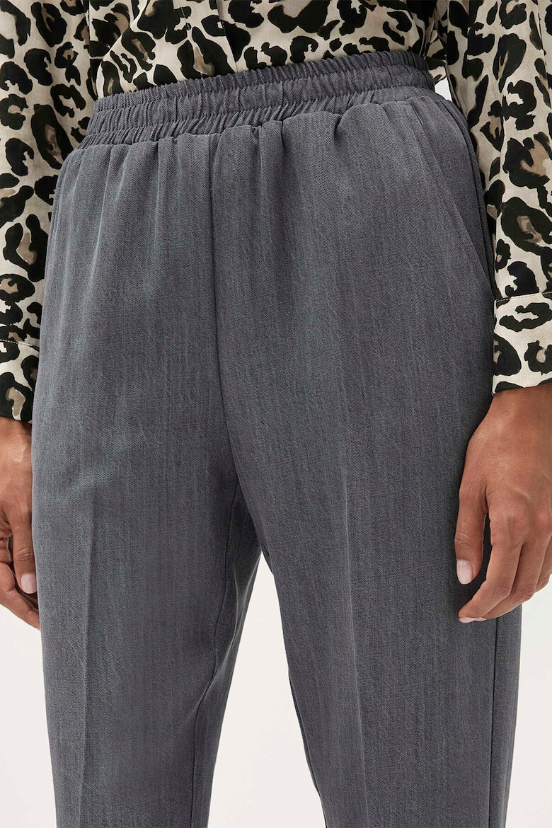 Motivi :Pantaloni crop cu talie elastica - Pled.ro