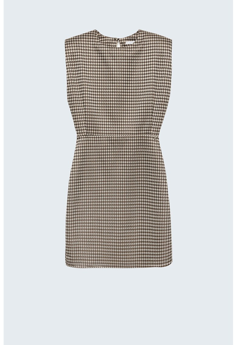 Motivi Rochie fara maneci cu imprimeu houndstooth - Pled.ro