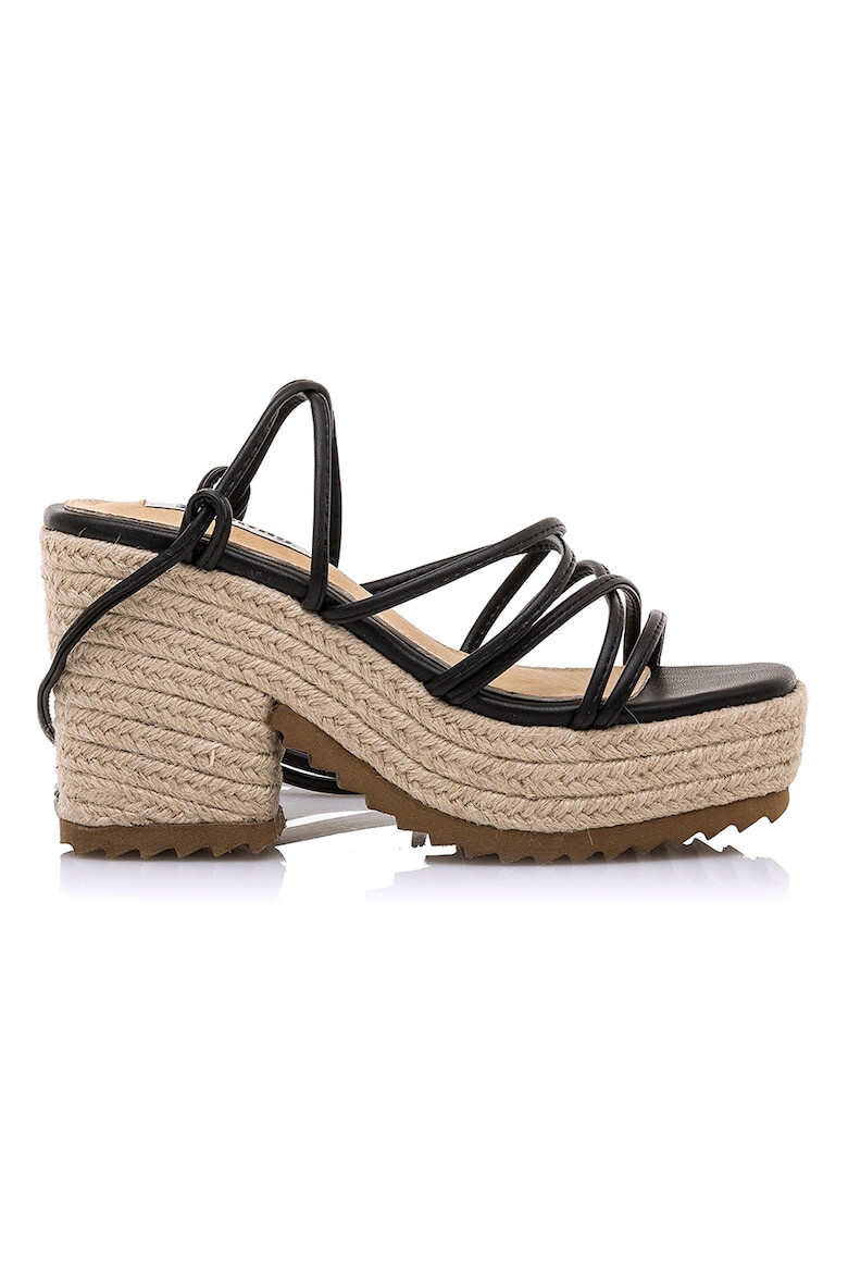 MTNG Sandale demi- wedge tip espadrile - Pled.ro