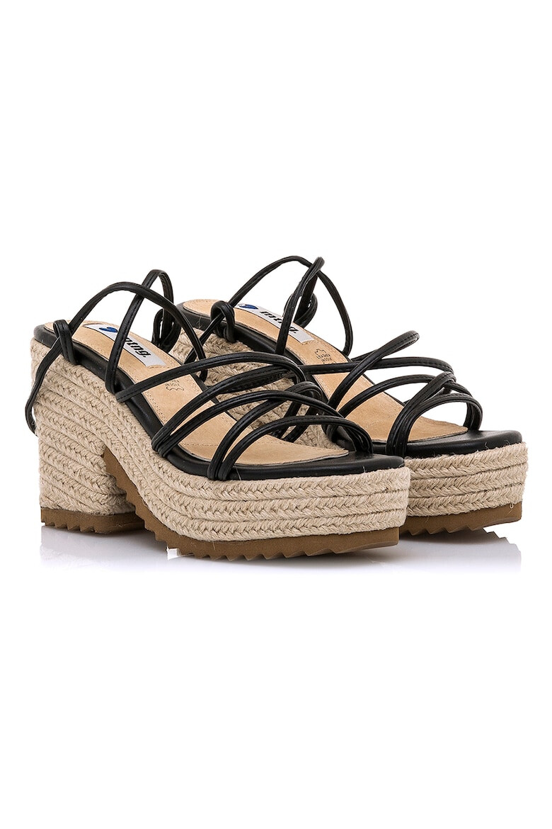 MTNG Sandale demi- wedge tip espadrile - Pled.ro