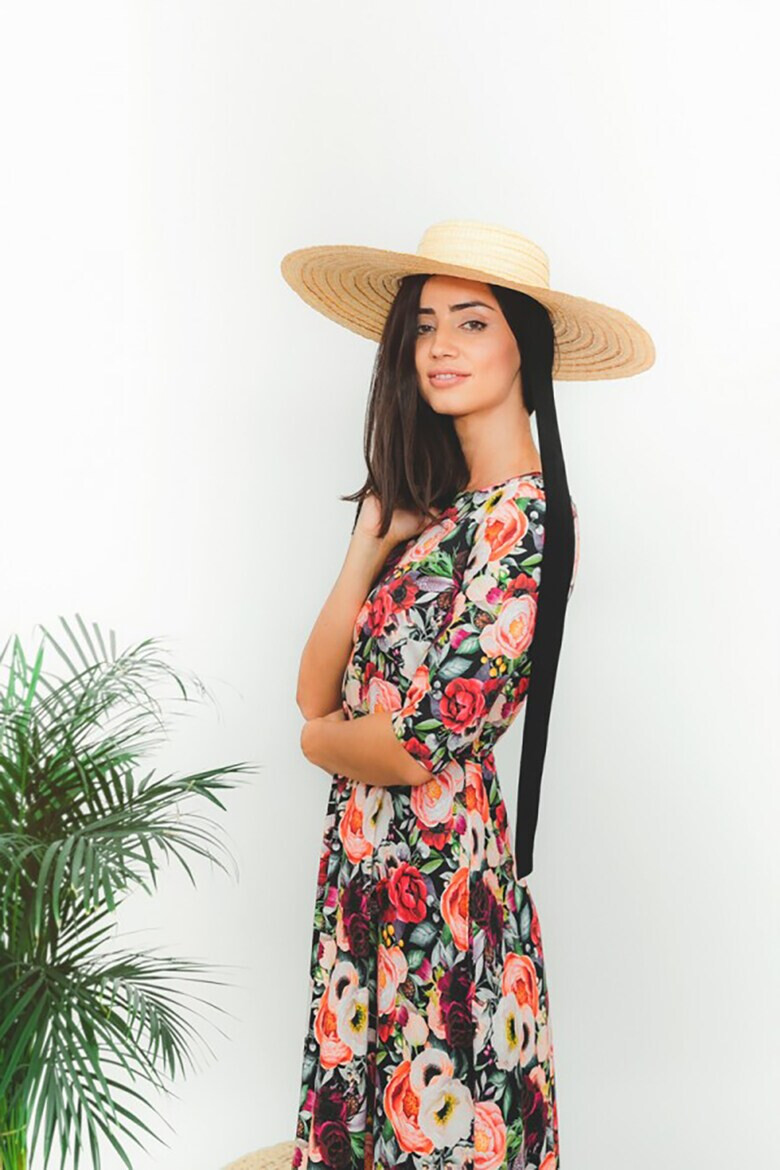 Muna Rochie maxi cu imprimeu floral Secret Garden - Pled.ro