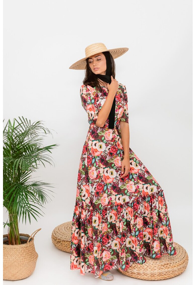 Muna Rochie maxi cu imprimeu floral Secret Garden - Pled.ro