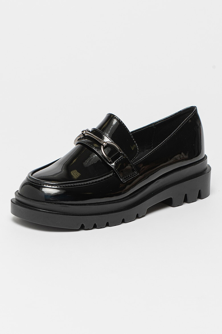 MUSK Pantofi loafer cu aspect lacuit - Pled.ro