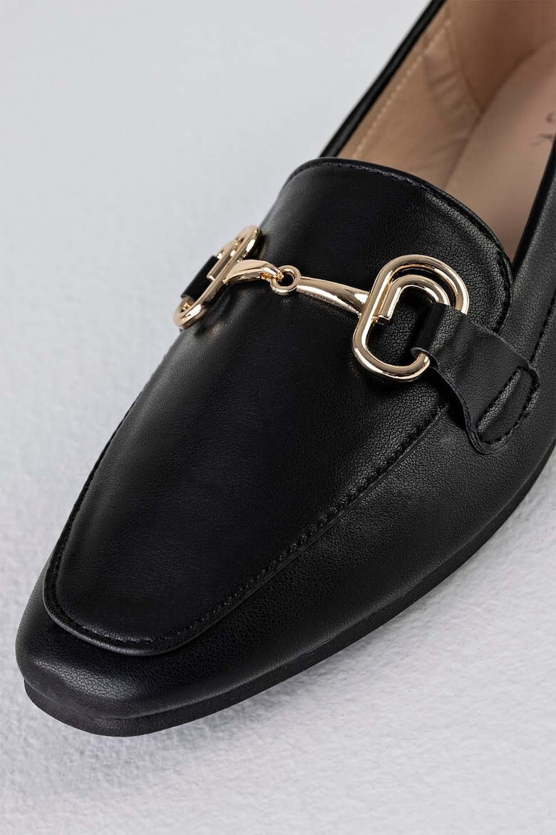 MUSK Pantofi loafer de piele ecologica cu detalii lant - Pled.ro