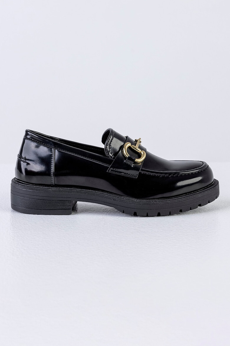 MUSK Pantofi loafer de piele ecologica lacuita - Pled.ro