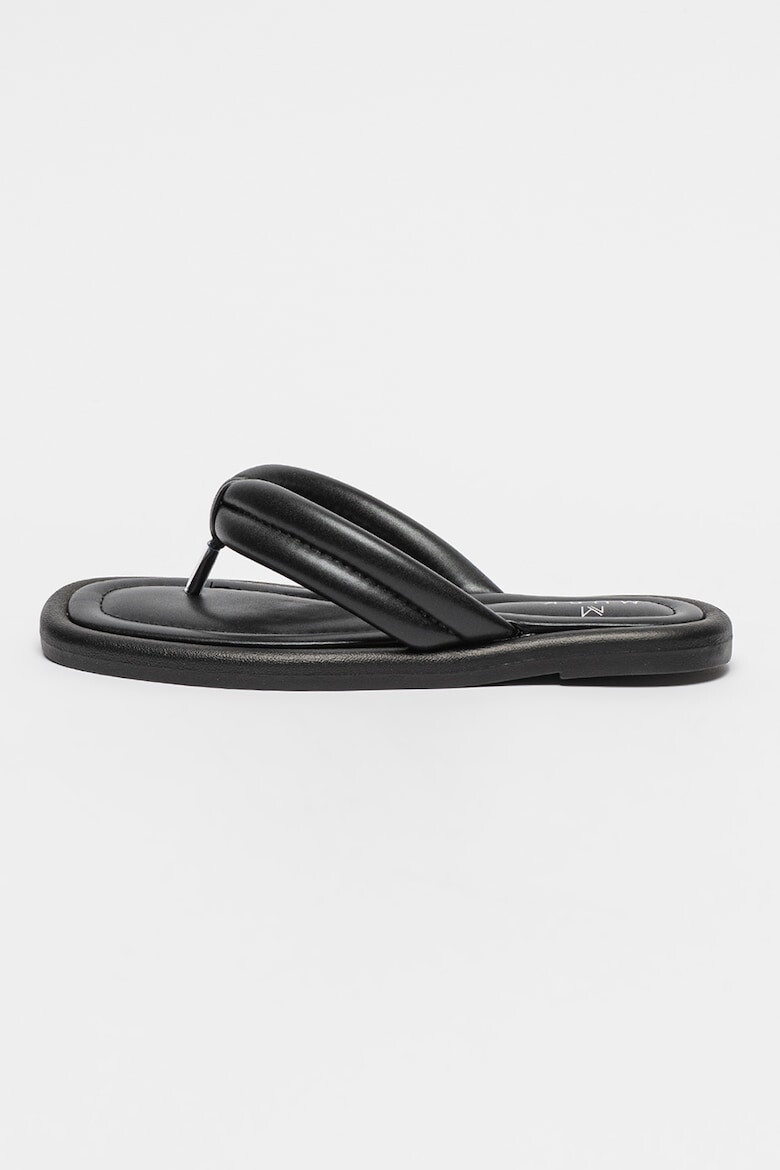 MUSK Papuci flip-flop de piele ecologica - Pled.ro