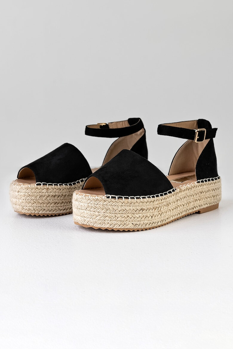 MUSK Sandale-espadrile cu talpa flatform - Pled.ro