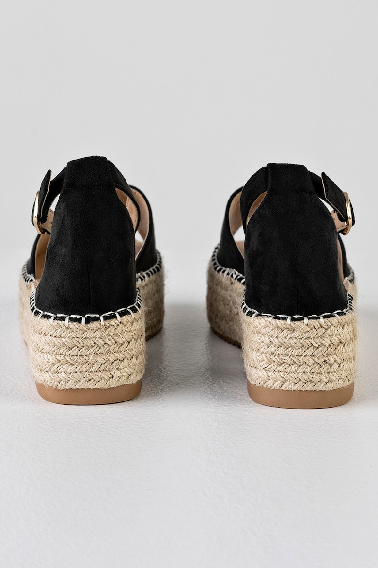 MUSK Sandale-espadrile cu talpa flatform - Pled.ro