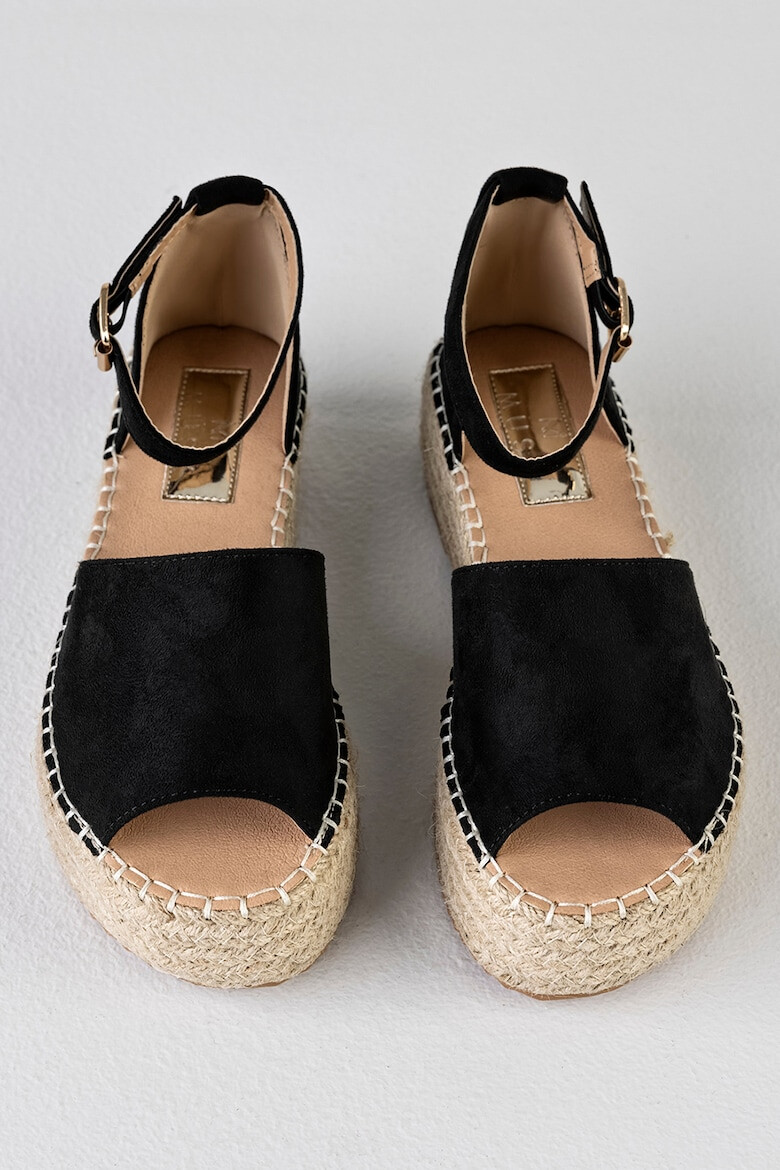 MUSK Sandale-espadrile cu talpa flatform - Pled.ro