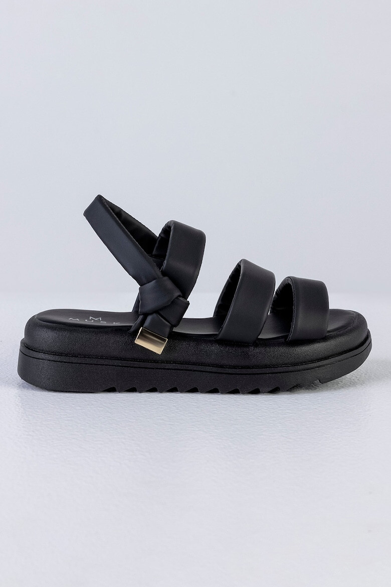 MUSK Sandale wedge de piele ecologica - Pled.ro