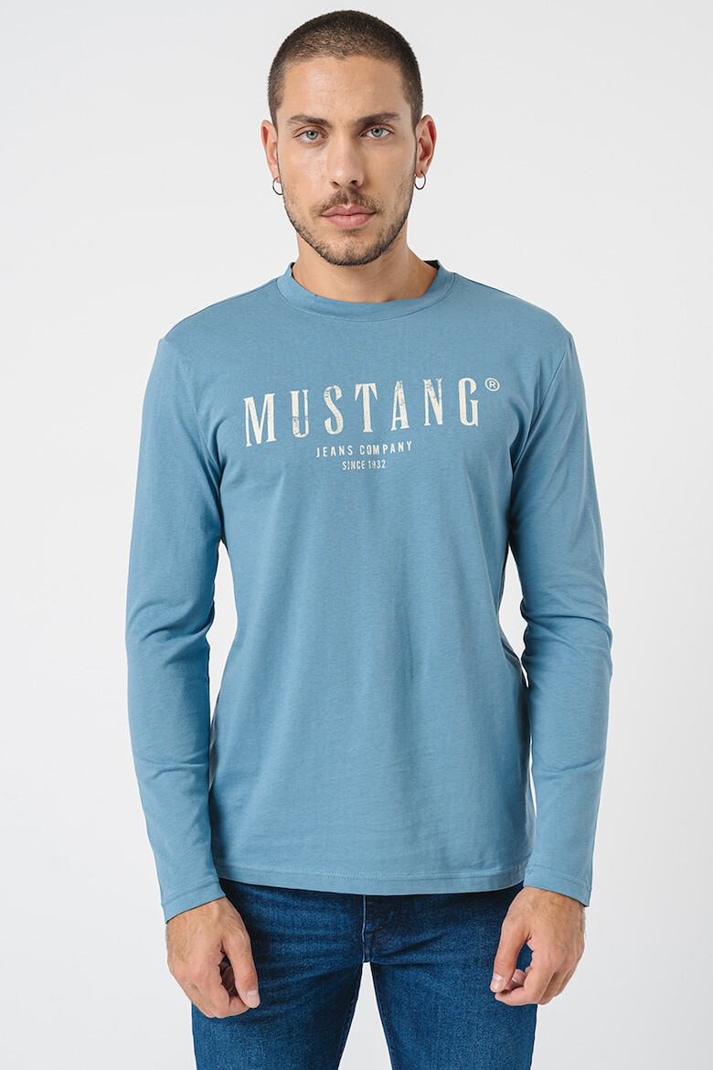 Mustang Bluza de bumbac cu imprimeu logo - Pled.ro