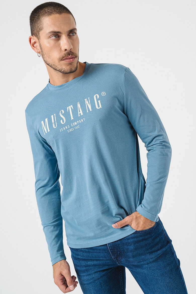 Mustang Bluza de bumbac cu imprimeu logo - Pled.ro