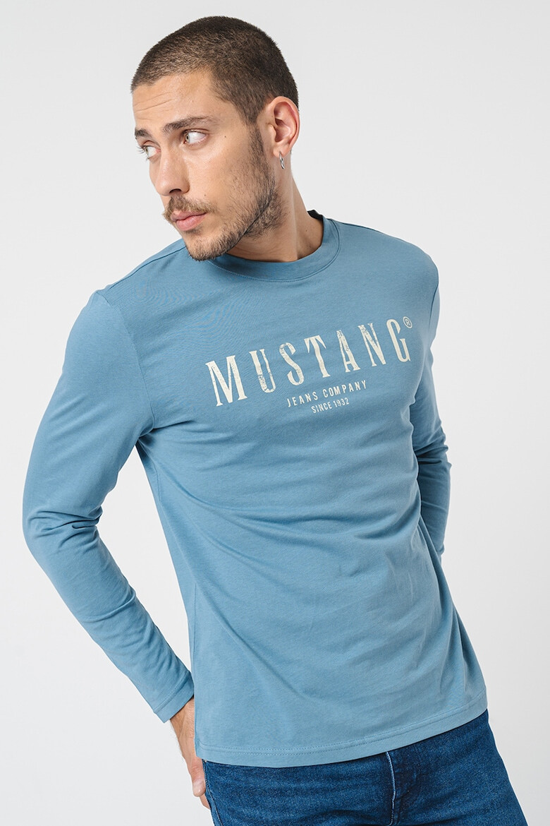 Mustang Bluza de bumbac cu imprimeu logo - Pled.ro