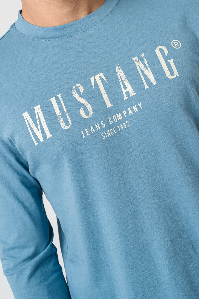 Mustang Bluza de bumbac cu imprimeu logo - Pled.ro