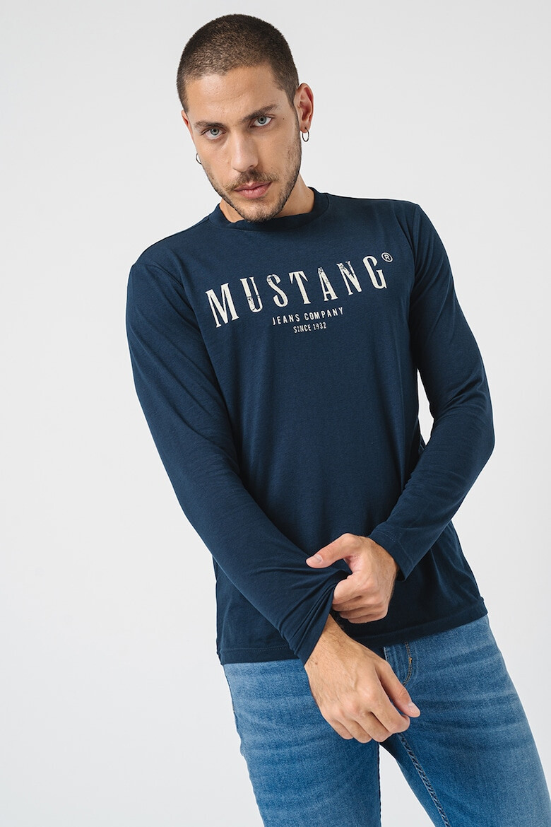 Mustang Bluza de bumbac cu imprimeu logo - Pled.ro