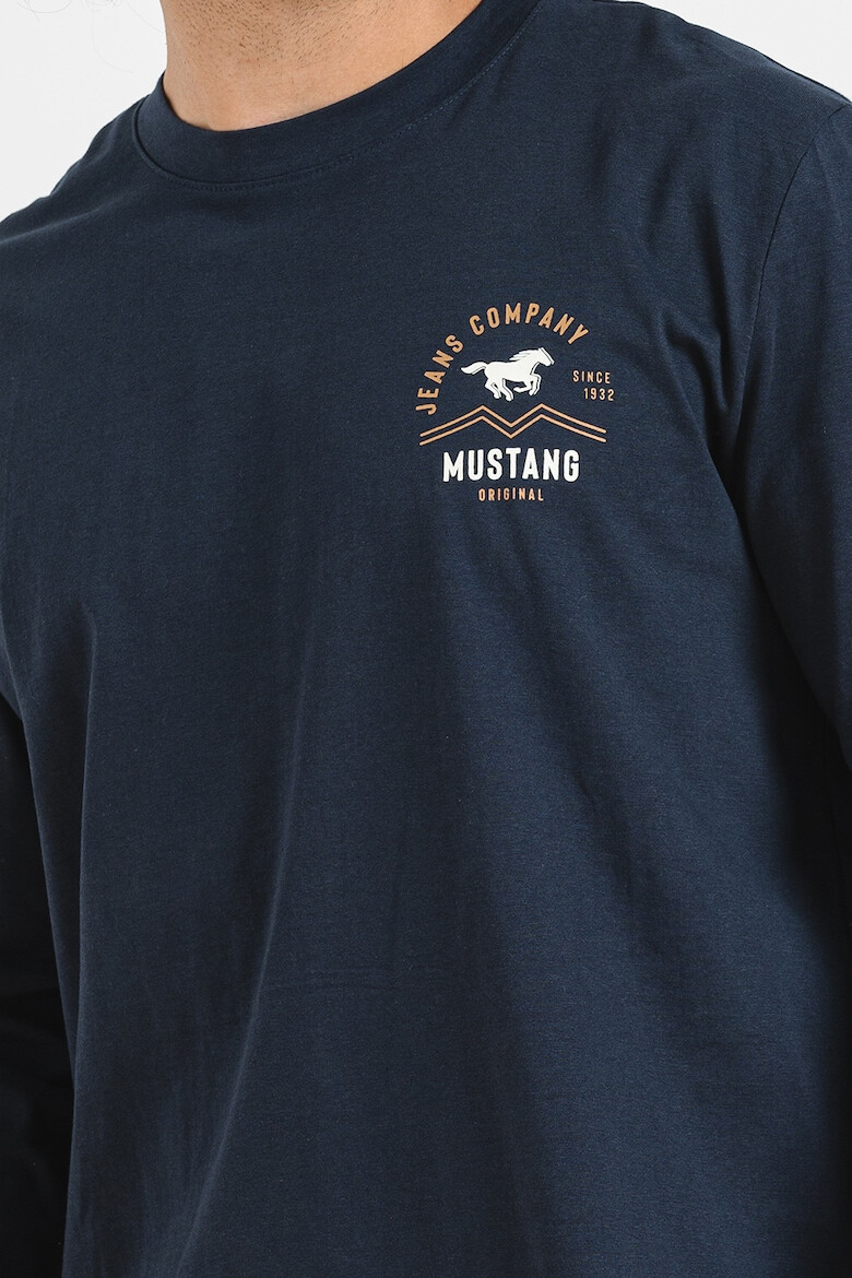 Mustang Bluza din bumbac cu detaliu logo - Pled.ro