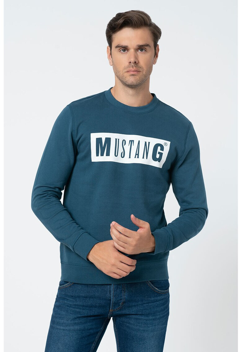 Mustang Bluza sport de bumbac cu imprimeu logo - Pled.ro