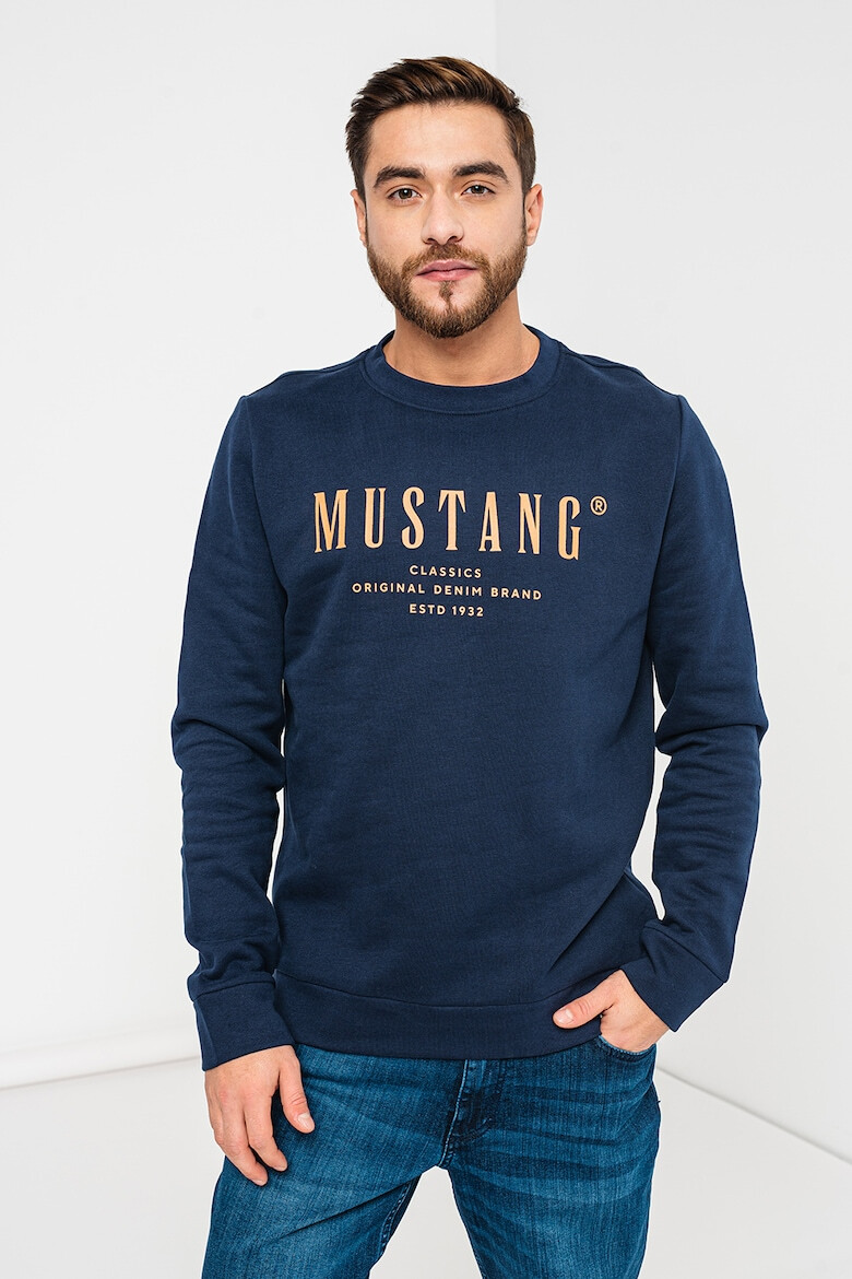 Mustang Bluza sport regular fit cu imprimeu logo Ben - Pled.ro