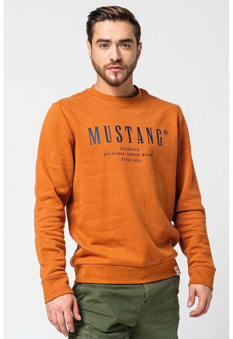 Mustang Bluza sport regular fit cu imprimeu logo Ben - Pled.ro