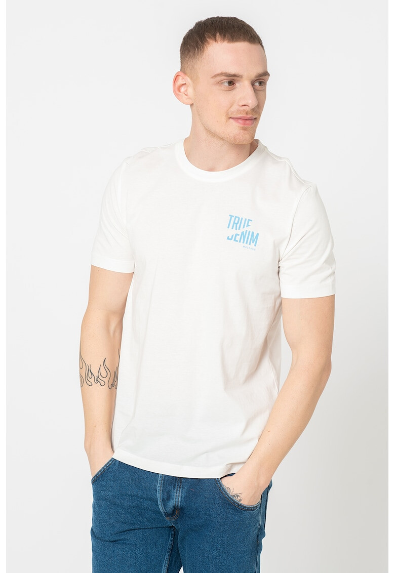 Mustang Tricou cu decolteu la baza gatului - Pled.ro