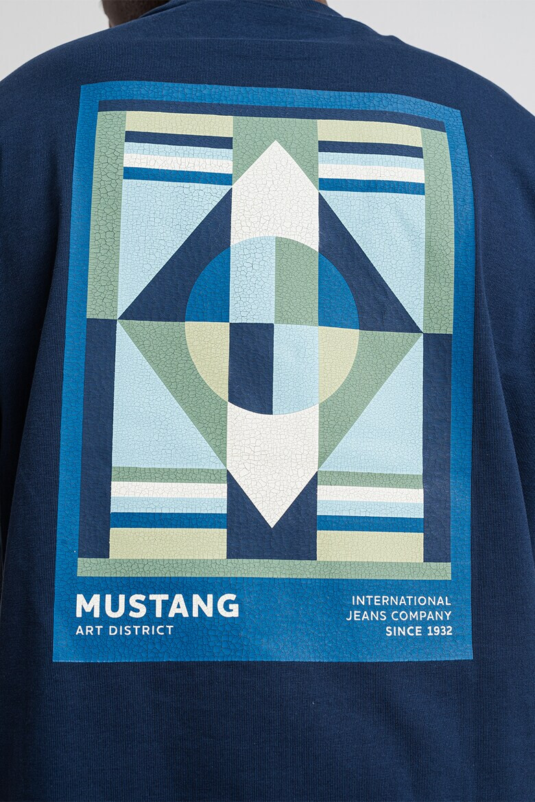 Mustang Tricou cu decolteu la baza gatului si maneci cazute Alvarado - Pled.ro