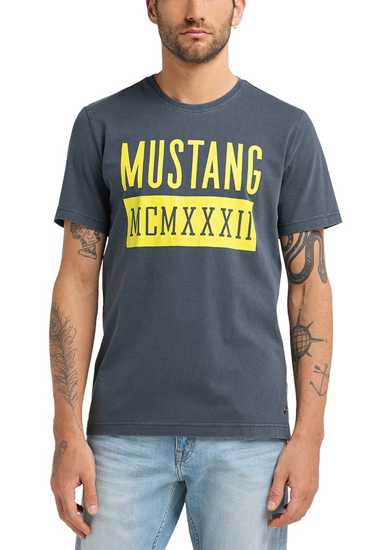 Mustang Tricou cu imprimeu logo - Pled.ro